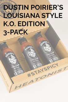 Dustin Poirier Hot Sauce - KO Edition 3 Pack E1
