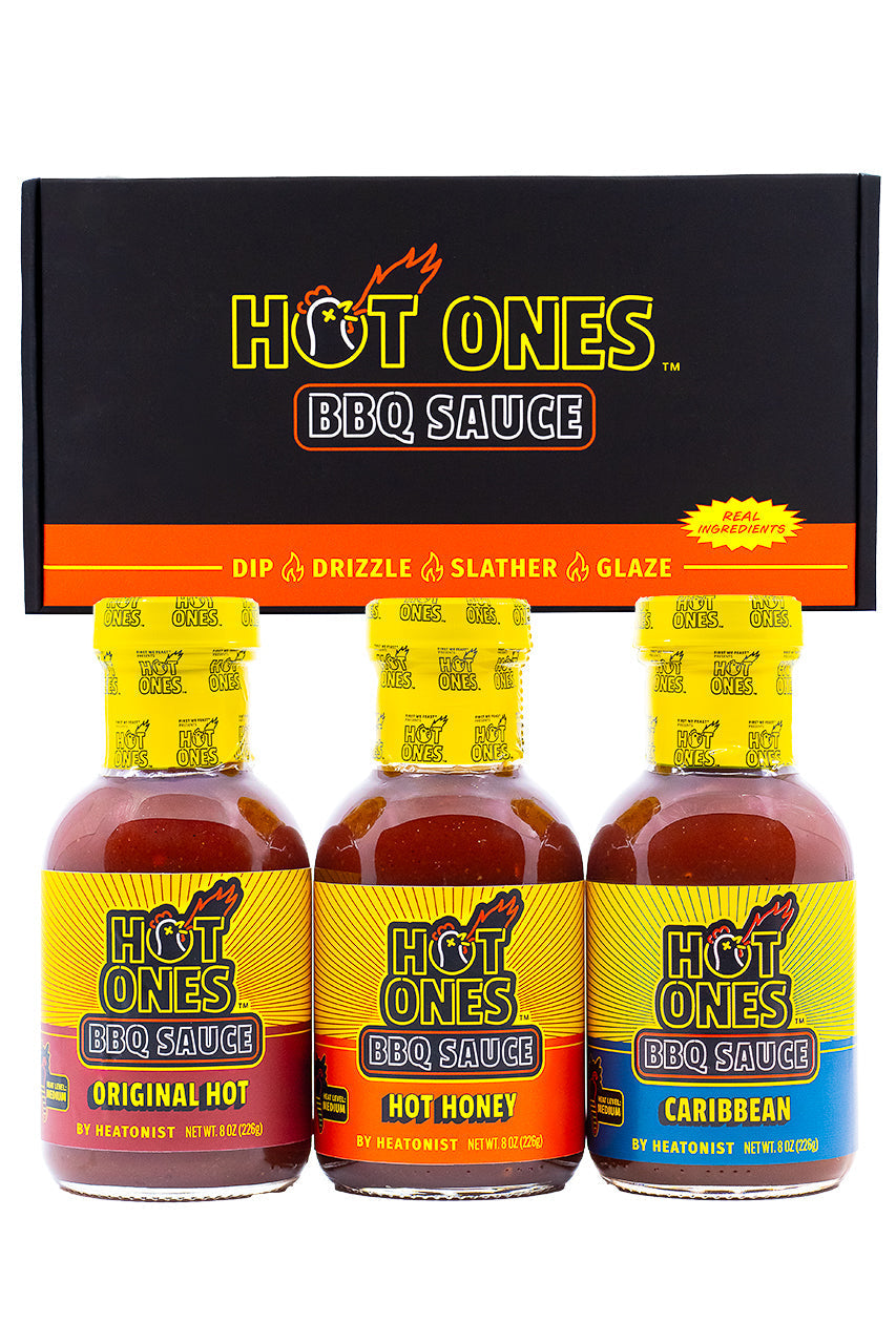 Hot Ones BBQ Trio Pack (Original / Hot Honey / Caribbean) V9