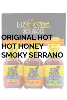 Hot Ones BBQ Trio Pack (Original / Hot Honey / Smoked Serrano) K9