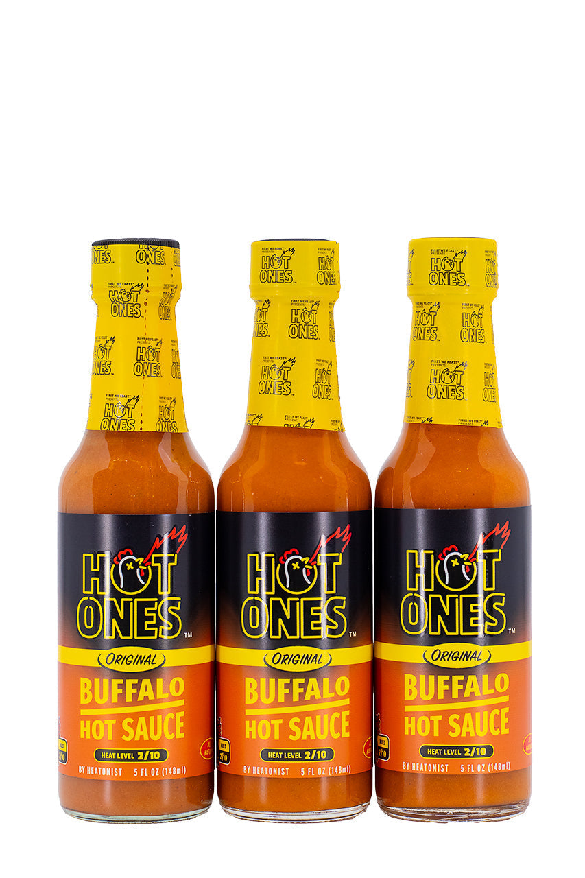 Buffalo Hot Sauce 3-Pack | Hot Ones Hot Sauce B6
