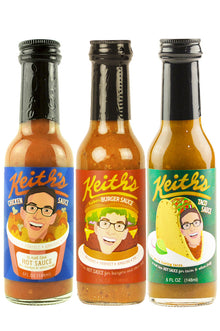 Keith's Hot Sauce Trio Pack Z4